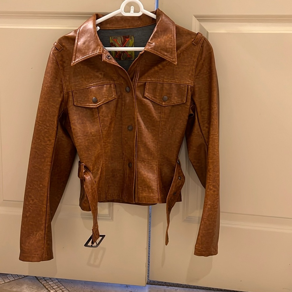 Leather bomber Jacket women’s